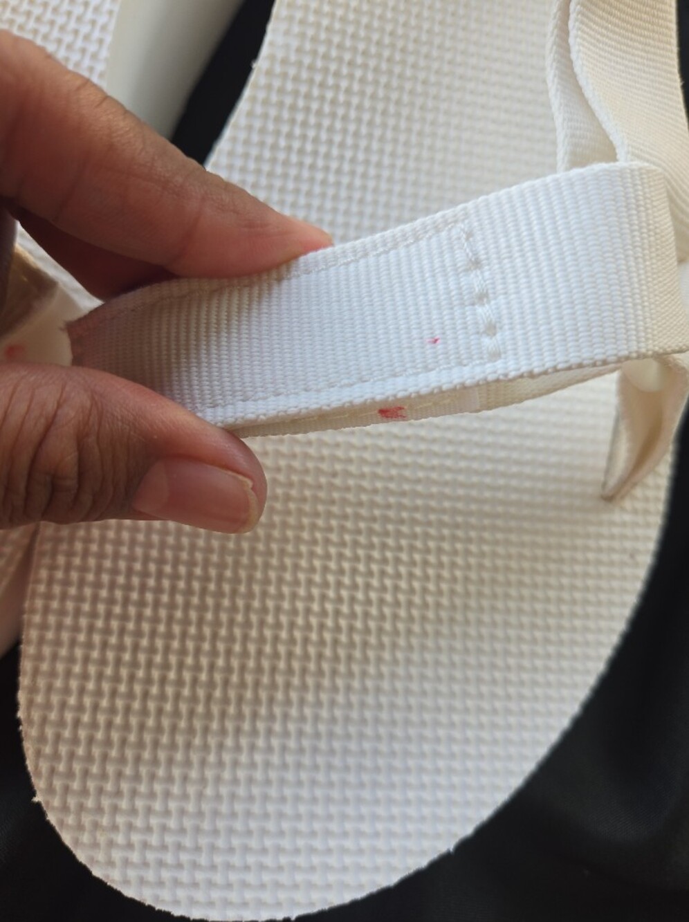 Teva Off-White Platform Strap Sandals - Picture 6 of 8